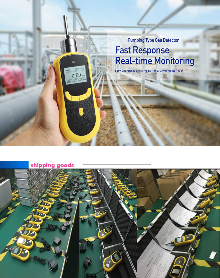 Portable CH4 Infrared Leak Methane Gas Detector Meter Analyzer