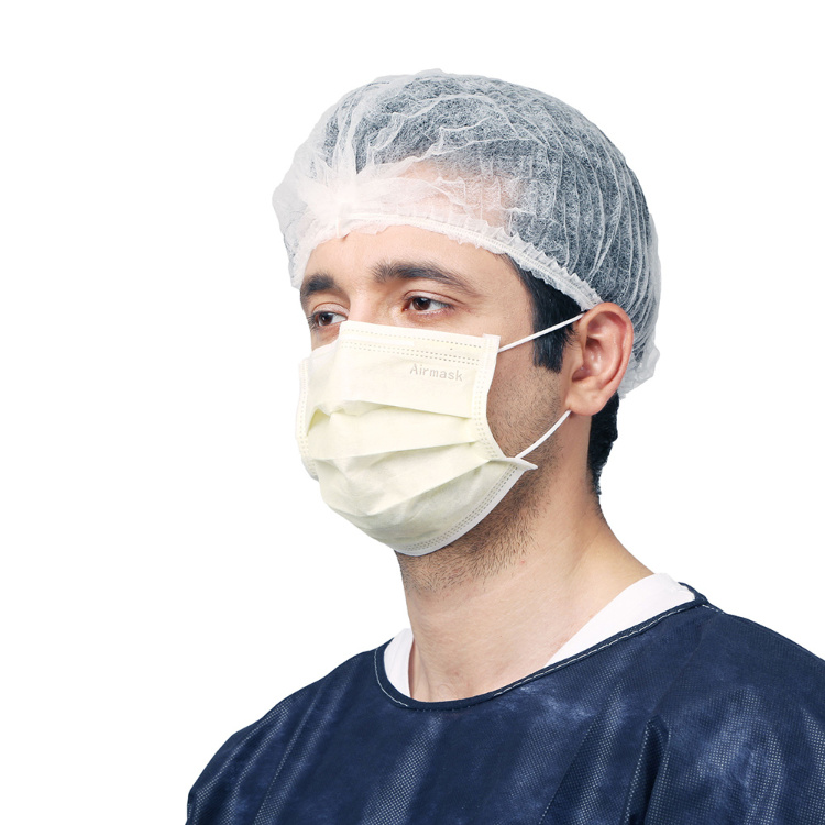 Morntrip 3 Ply 50 Pack  Procedure Pleated Hygienic Disposable Earloop Chirurgical Mask