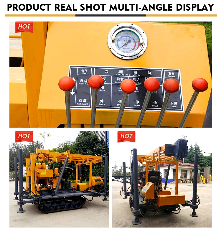 Portable Drilling Rig Geotechnical 200m Crawler Spt Test Equipment for Sale in Test Equipment