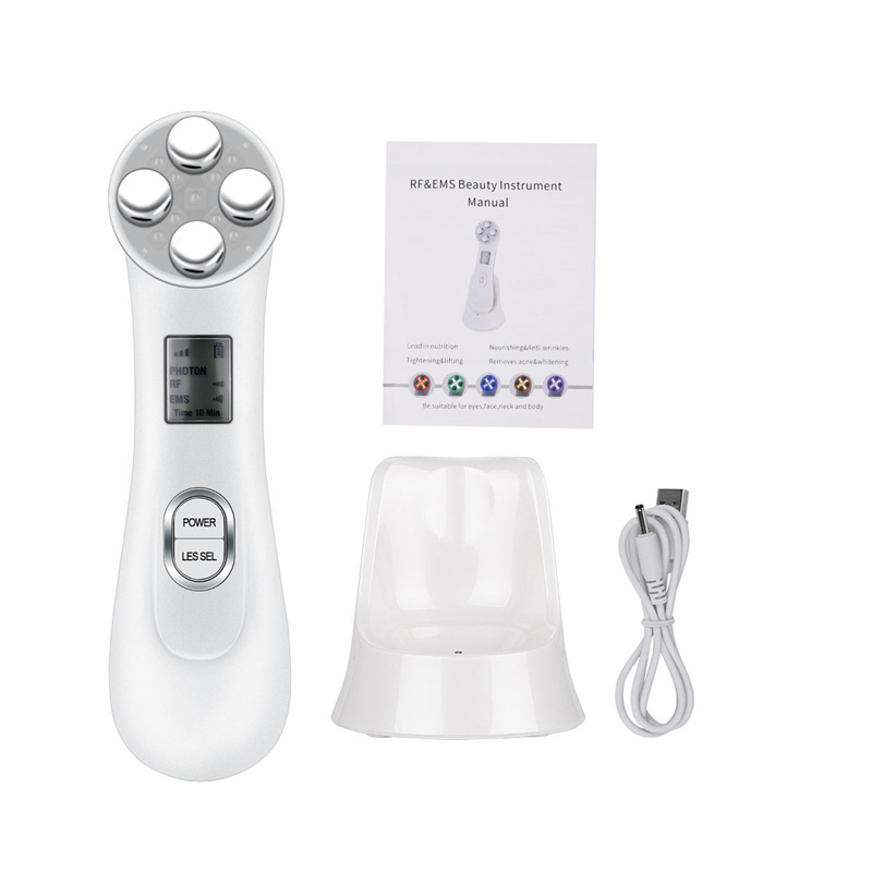 Best Seller Face Skin EMS Mesotherapy Electroporation RF Radio Frequency Facial LED Photon