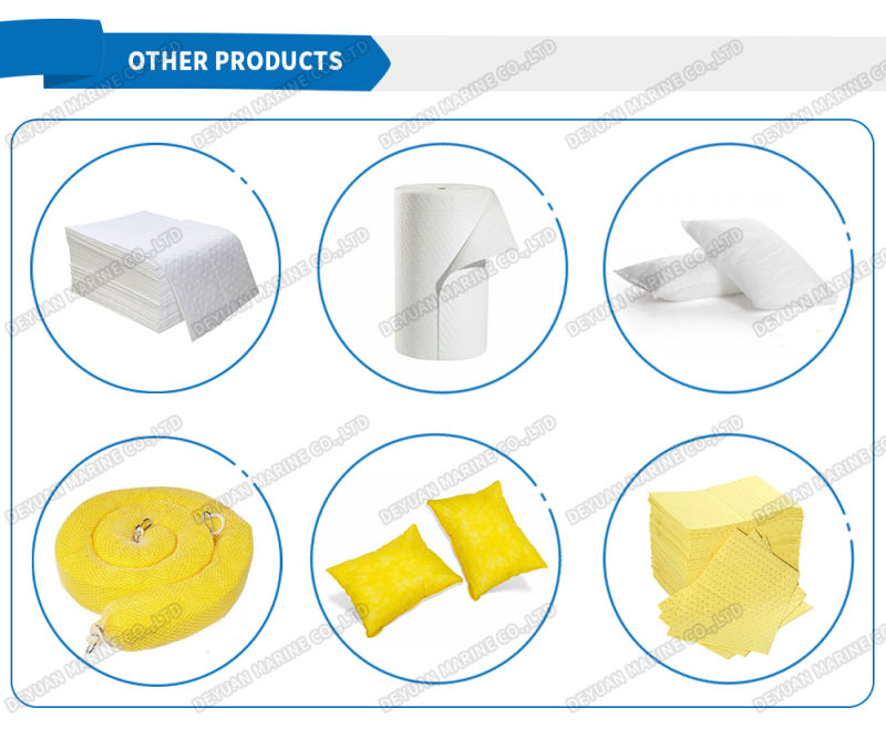 Yellow Chemical Spill Absorbent Rolls for Laboratory