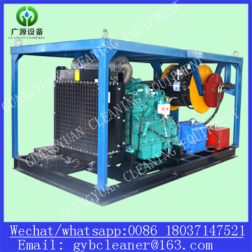 24HP Petrol Gasoline Sewage Pipe Cleaner Machine Sewer Drain Pipe Cleaning
