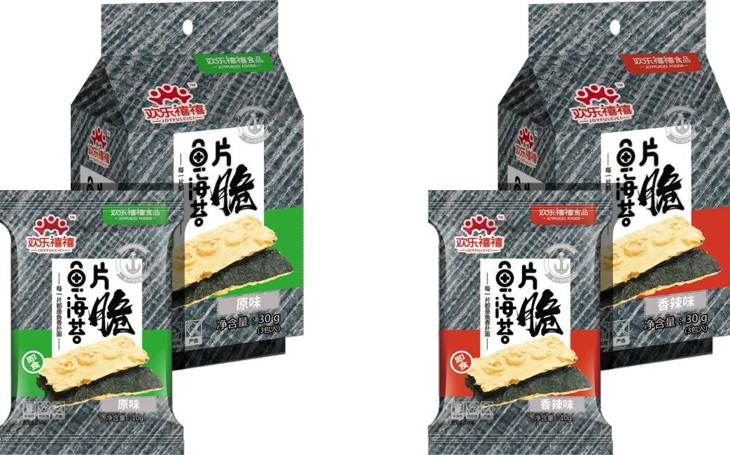 30g Original Flavor Seaweed Cod Topping Sandwich Snacks for Children