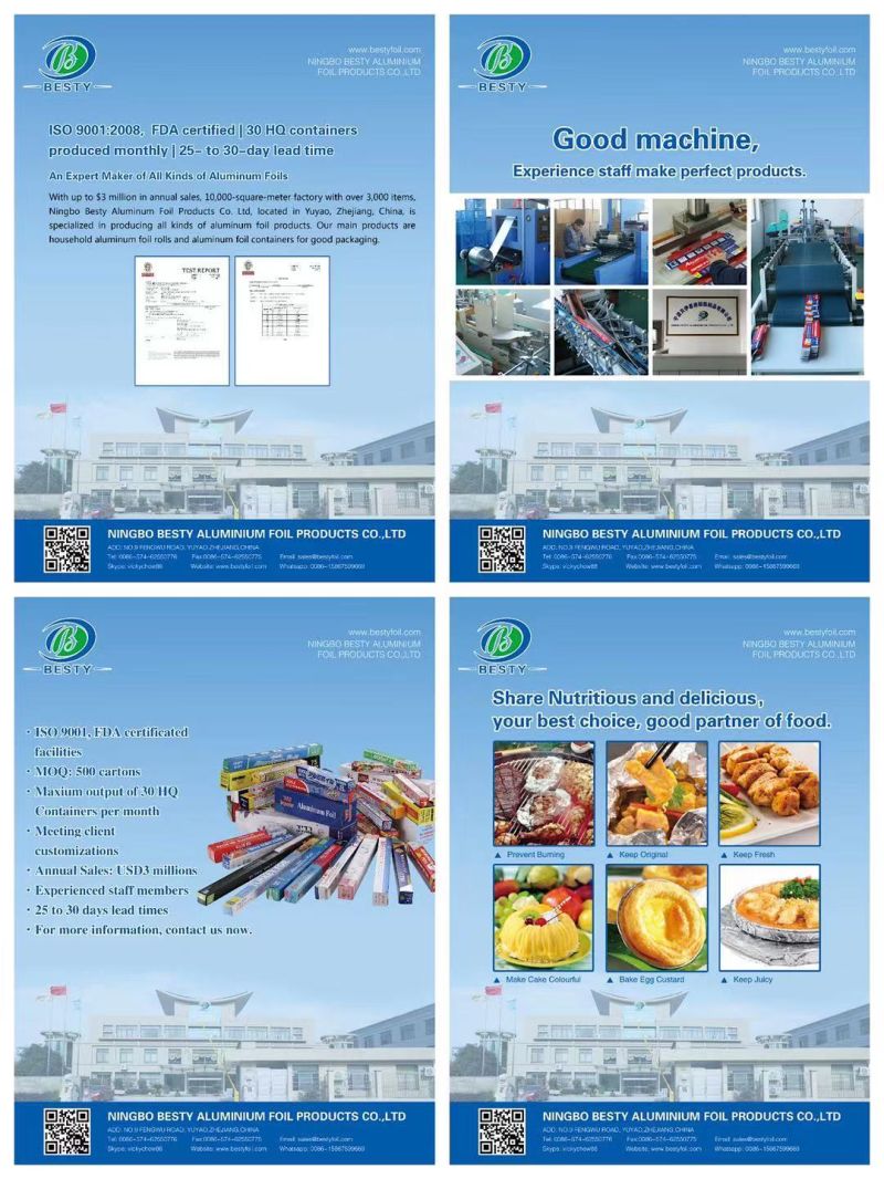 Environmental 8011 Aluminium Foil for Food Package