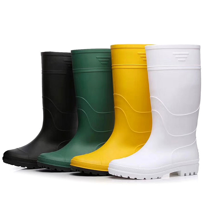 Rubber Rain Shoes PVC High Cut Waterproof Rain Boots