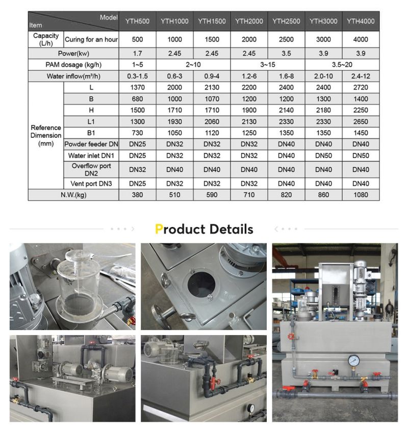 Sewage Treatment Plant Chemical Dosing Flocculation in Wastewater Treatment