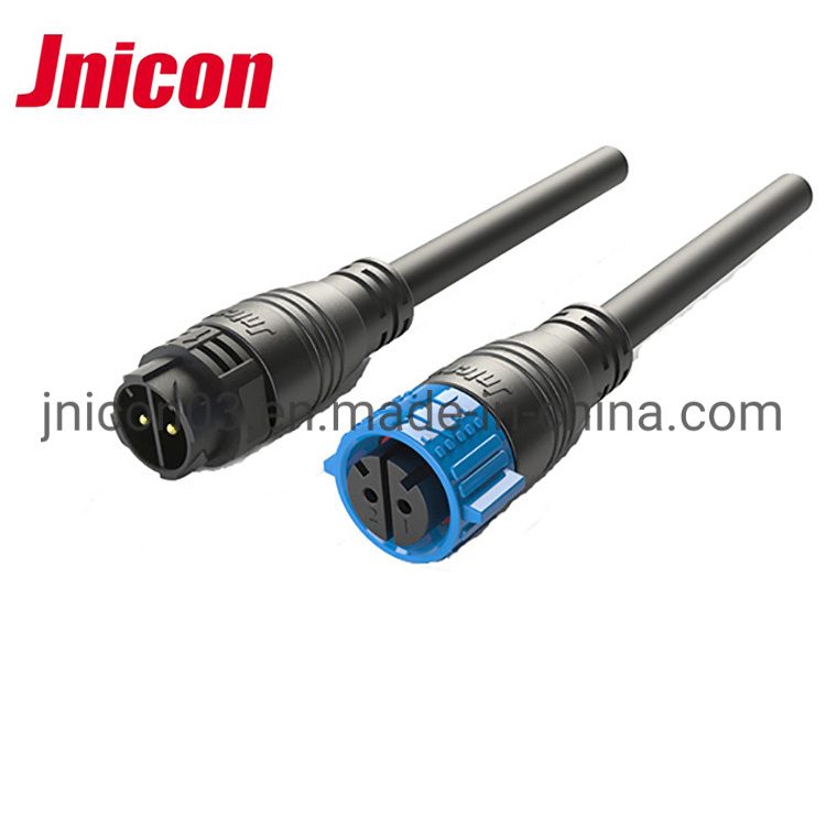 High Quality Jnicon 2pin IP67 Waterproof Cable Connector