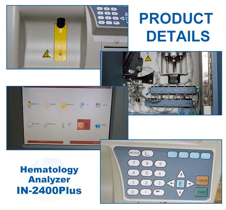 IN-2400Plus Auto Hematology Analyzer Sysmex ICEN Hematology Analyzer Price