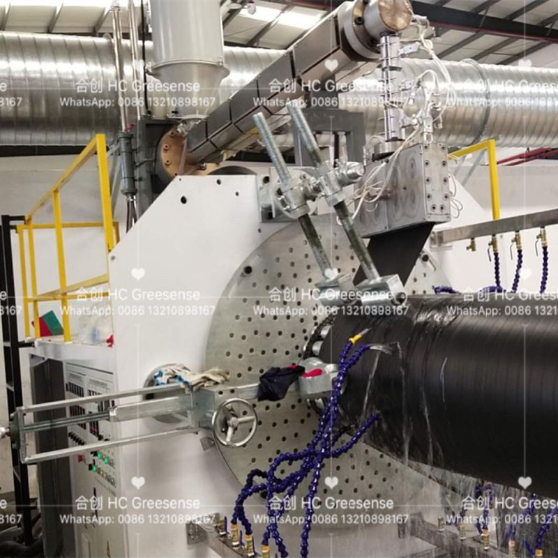 HDPE Sewage Pipe Joint Extrusion Machine and Pre Insulated Pipe Insulation Machine