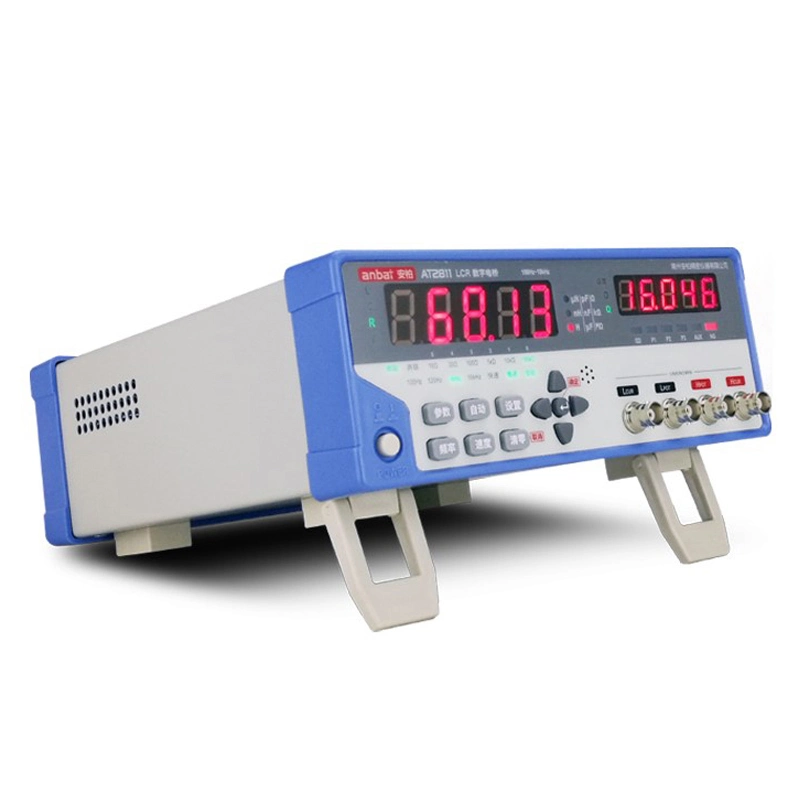 Bench Top 10kHz Lcr Test Meter for Lcrzdq with 0.1, 0.3, 1vrms Test Level At2811