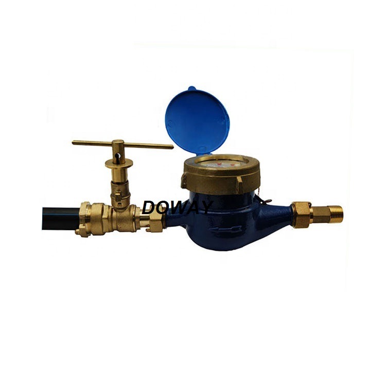 Dzr Brass Meter Couplings for DN20 Water Meters