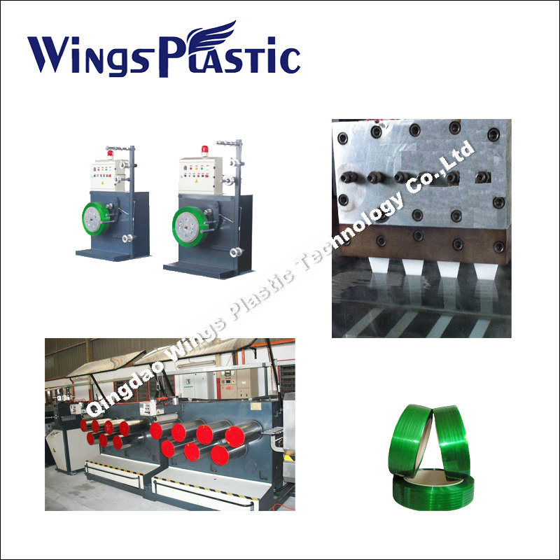 Pet PP Strap Band Production Line Strapping Belt Roll Extrusion Packing Strip Tape Making Machine