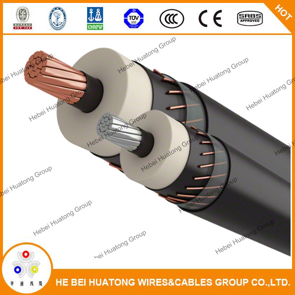 Copper Conductor 500mcm Epr Insulated Copper Tape Shield 25kv Primary Distribution Cable
