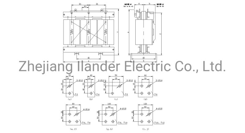 Dry-Type Transformer Power Transformer Distribution Transformer 35kv 100% Copper