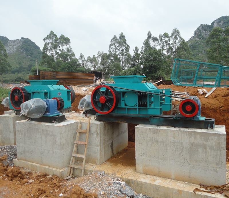 Manganese /Zinc/ Nickel /Iron Double Roller Crusher