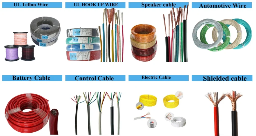 Rvvp Cable Multi-Core Al-Foil Shielded Copper or Tinned Copper Braided Control Cable Power Cable