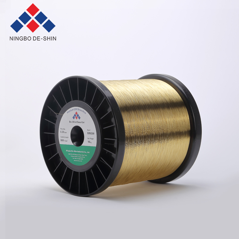 Cuzn37 EDM Machine Brass Wire Paraffin Free Wire Cut 0.10, 0.15, 0.20, 0.25, 0.30mm