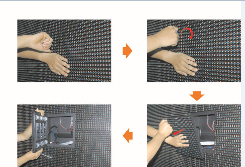 Fast Install Fast Remove Module DIP Outdoor P10 LED Panel