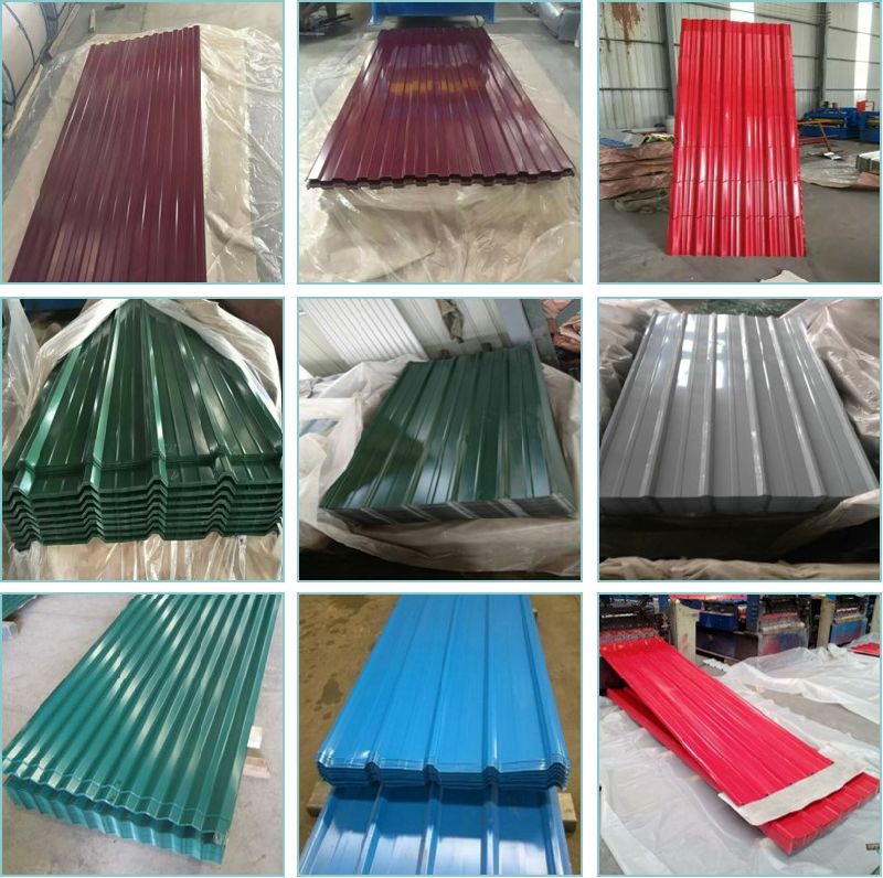 Colorful PPGI PPGL Corrugated Roofing Sheets for Building