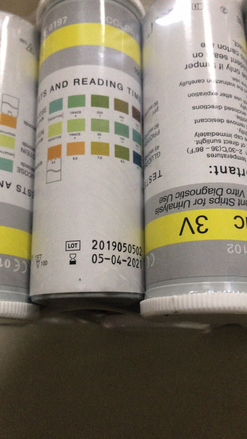 2V Parameters (50/100/150 strips) Urine Test Strips