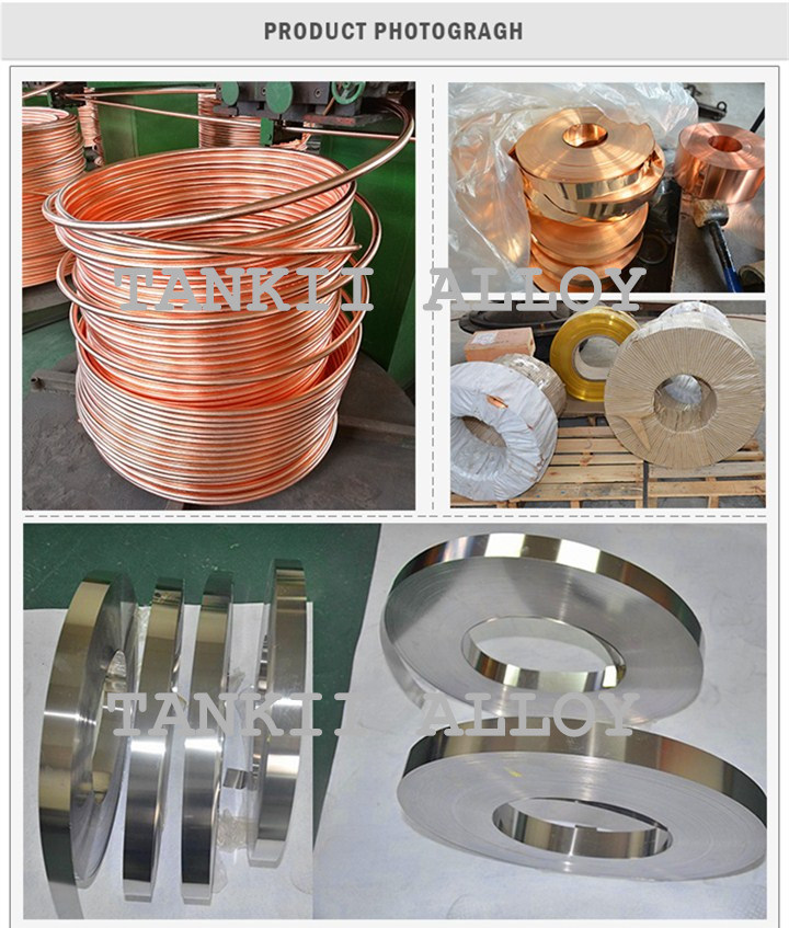 copper Alloy CuNi6 Strip wire(0.01-10mm)