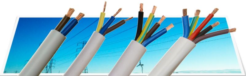 VDE Cable Gray White Black Copper Flexible Electric Cable and Wire