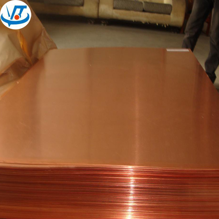 Pure Copper Sheet 1mm C1100 C1220 C1200 T1 T2 Copper Roofing Plate Price