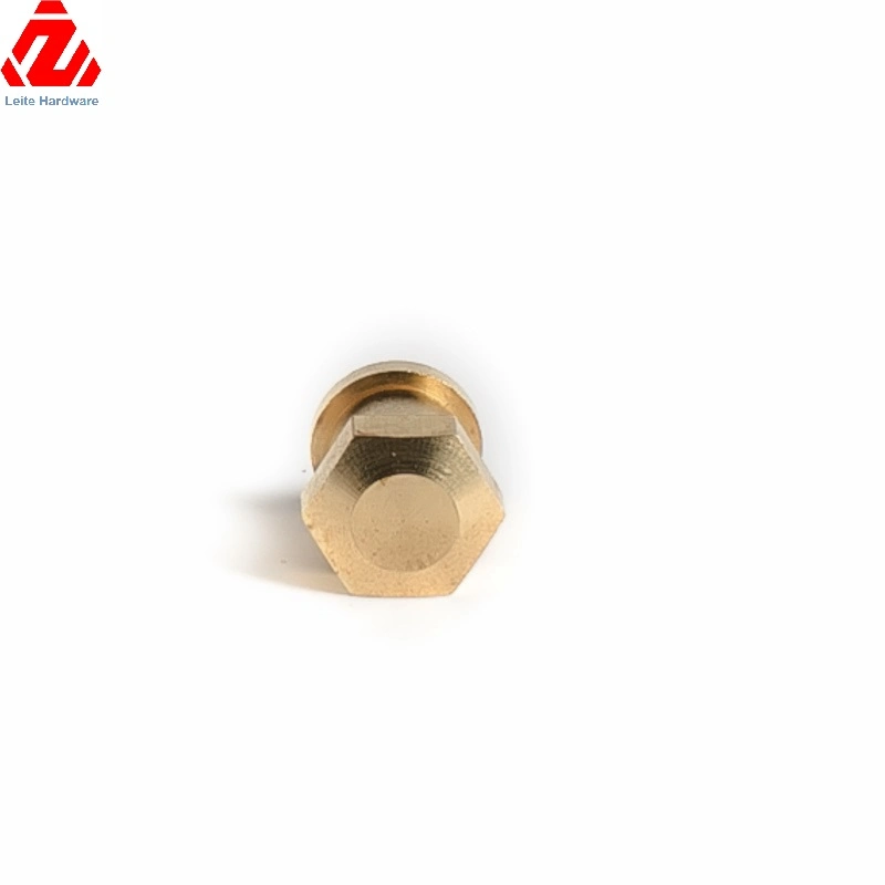 High Quality CNC Brass Turning Part/Brass Knurled Insert Nut Pin/Brass Threaded Insert Nuts