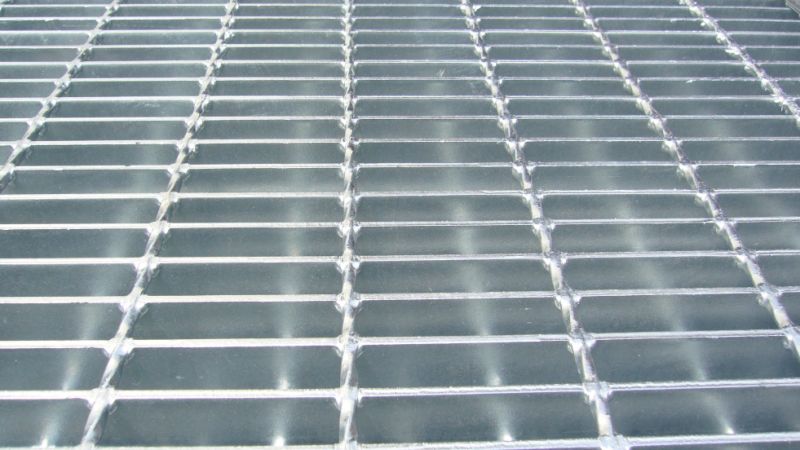 Metal Building Materials 25X3mm Galvanized Plain Floor Grating