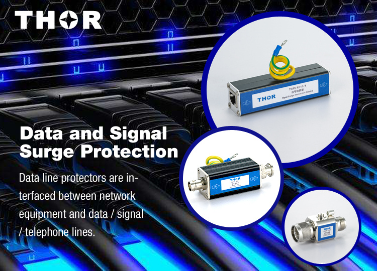 Network Signal Lightning Protector Ethernet Lightning Arrestor LAN Surge Protector