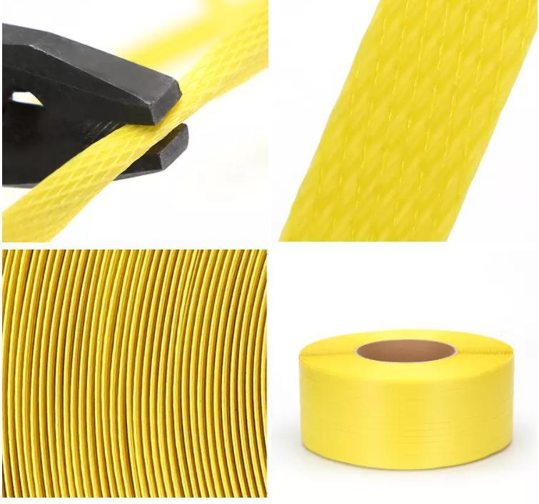 Extruded Polyester Strapping Belt on Plastic Reels, PP Strapping Band