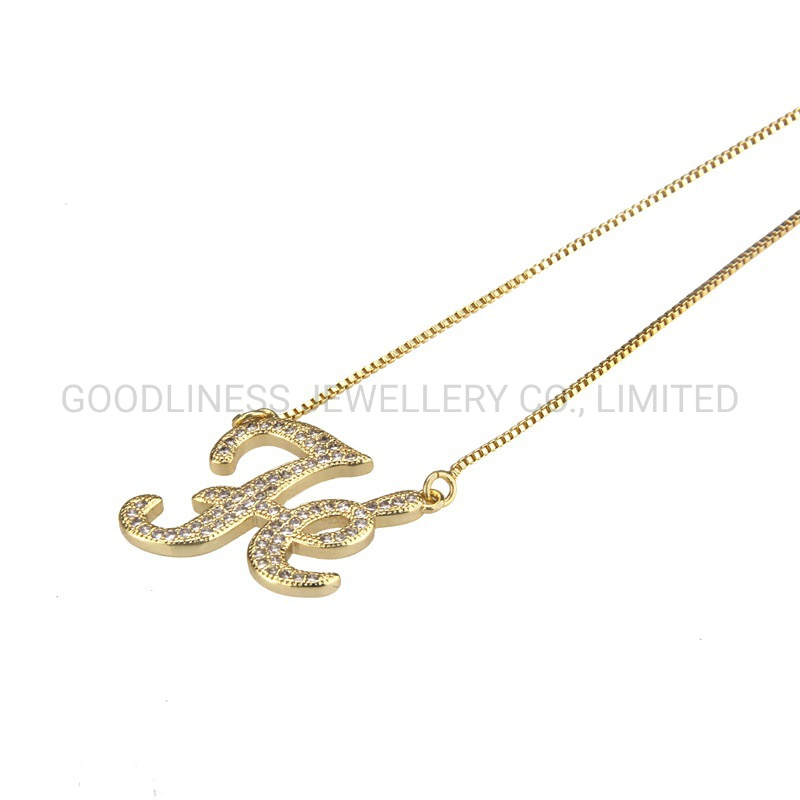 New Hot Zirconia Inlaid Silver Jewelry Necklace