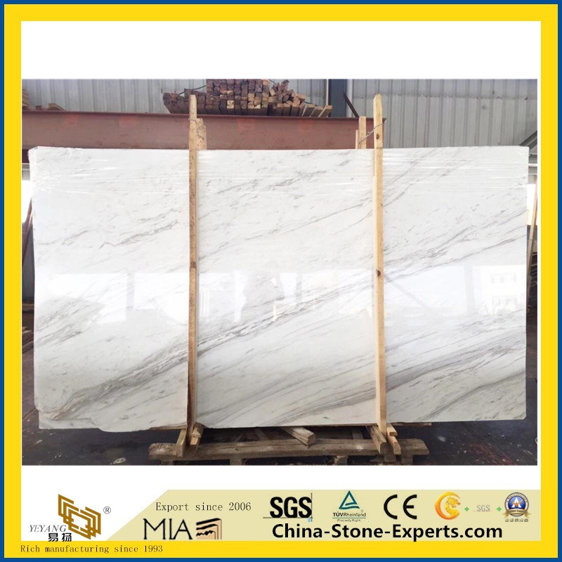 New Calacatta/Tesla White/White Wood/Crystal Wood Marble Slabs