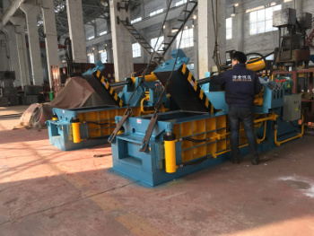 Forward-out Aluminum Copper Shavings Baling Press (factory)