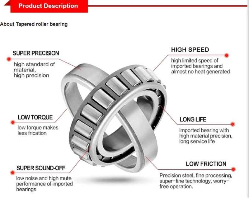 Bearing Manufacture Taper Roller Bearing Chrome Steel Brass/Steel/Nylon Cage 30205