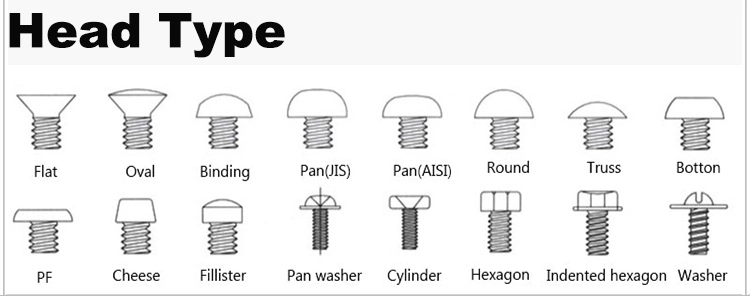 304 Stainless Steel Cross Round Head Screw Half Round Head Pan Head Cross Screw