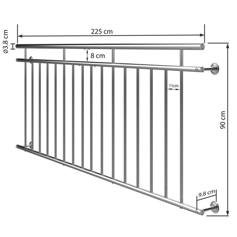 Iron Pipe Railing Designs Steel Railing Designs for Balcony