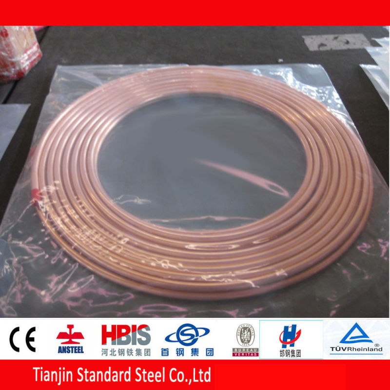 ASTM B743 Pancake Coil Capillary Copper Tube