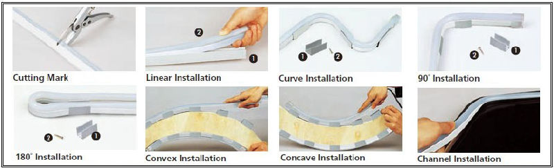 Topview Bendable Profile IP20/65/67 LED Strip Profile 15W