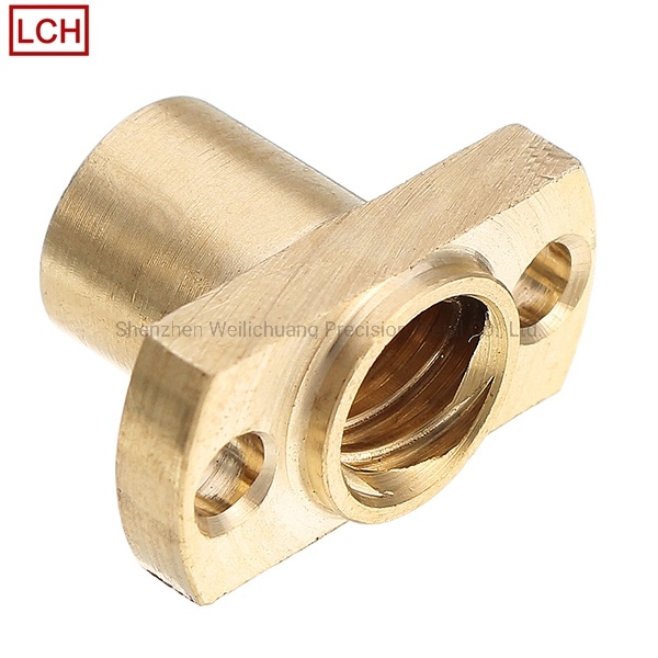Precision Brass Machining Parts Brass Hardware with 0.01mm Tolerance