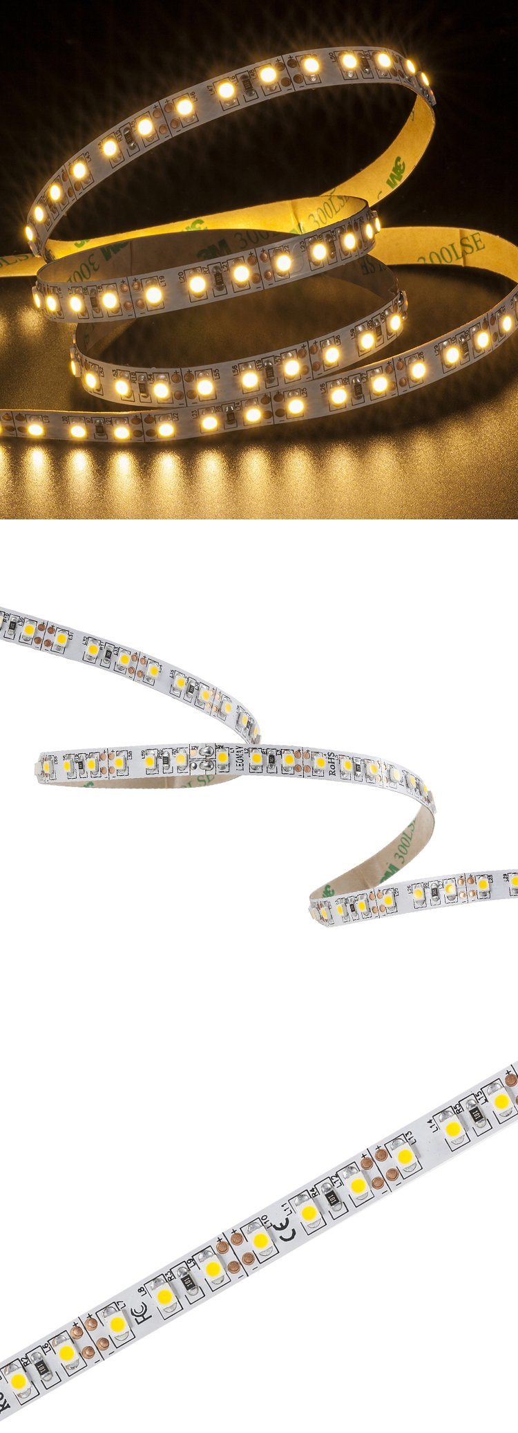 Non Waterproof 3528SMD 120LEDs Flexible LED Strips Light