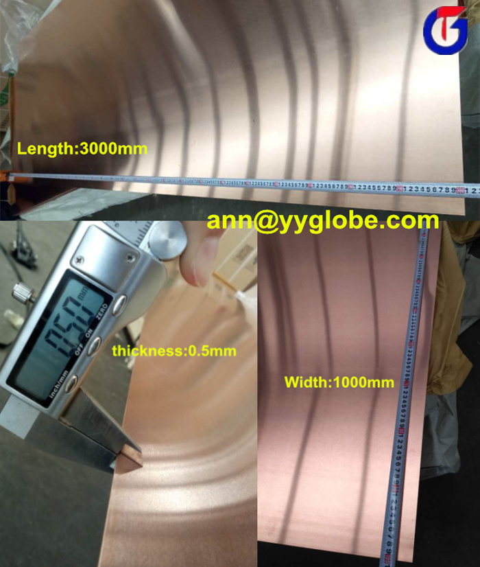 Copper Sheet 3mm, Copper Plate 1mm