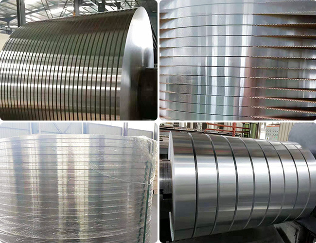 aluminum chamfer strip/Chamfered Aluminum coil strip for transformer winding