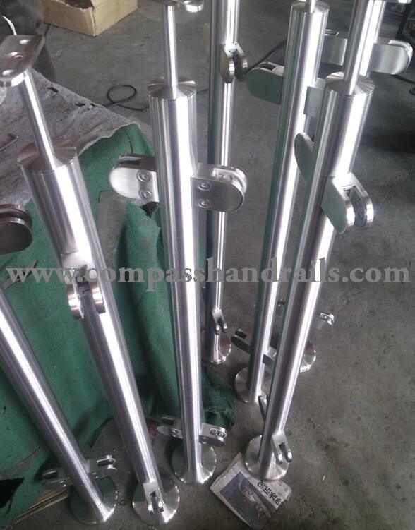 Stainless Steel Glass Balustrade for out Door Railings/Glass Railing