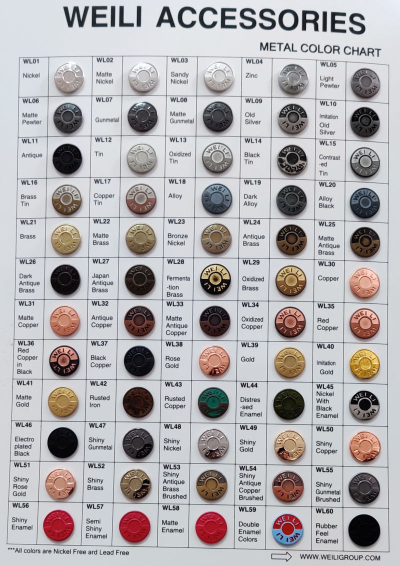 Alloy Brass Metal Button in Shiny Nickle Color with Lead Free