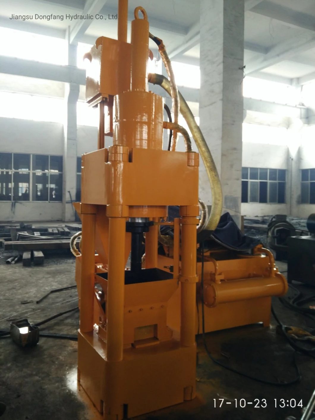 Hydraulic Steel Iron Copper Aluminum Nickel Shavings Fillings Borings Briquette Press Machine