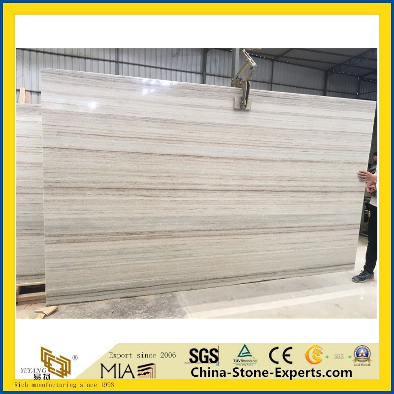 New Calacatta/Tesla White/White Wood/Crystal Wood Marble Slabs