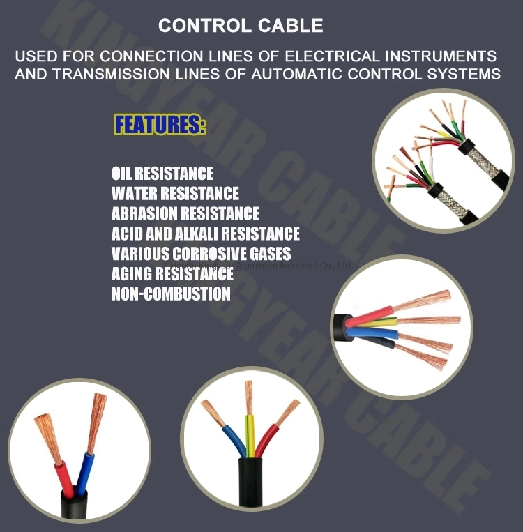 Cheap CE Standard Copper Core Steel Tape Armoured Flexible Control Cable Copper Armoured Wire Cable