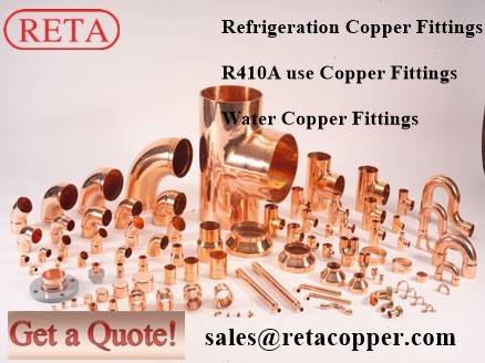 Copper Extention End Cap Pipe Fittings Deep Cap (R410A)