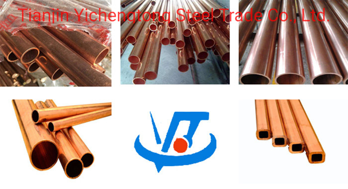High Quality Rectangular Copper Tube / Copper Pipe T2 C1220 Grade